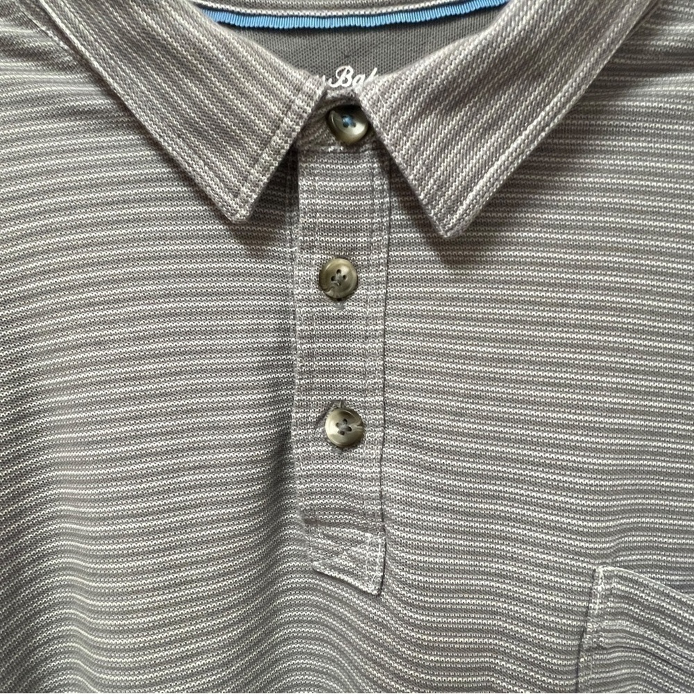 TOMMY BAHAMA Men’s Gray Island Zone Polo Shirt, Size XXL - Picture 7 of 10
